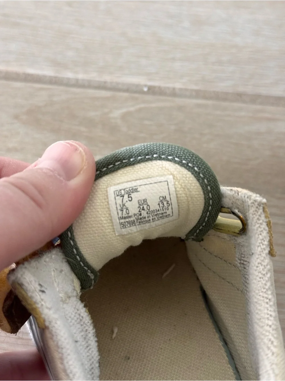 Vans Toddler Multicolor Velcro shoes